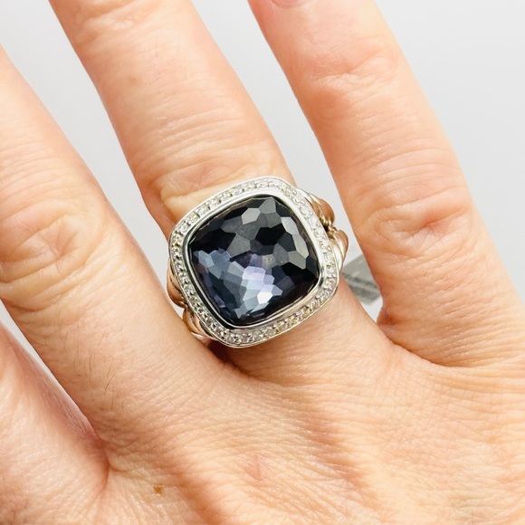 David Yurman Albion 14mm Black Orchid Ring
With Diamonds - Picture 5 of 8